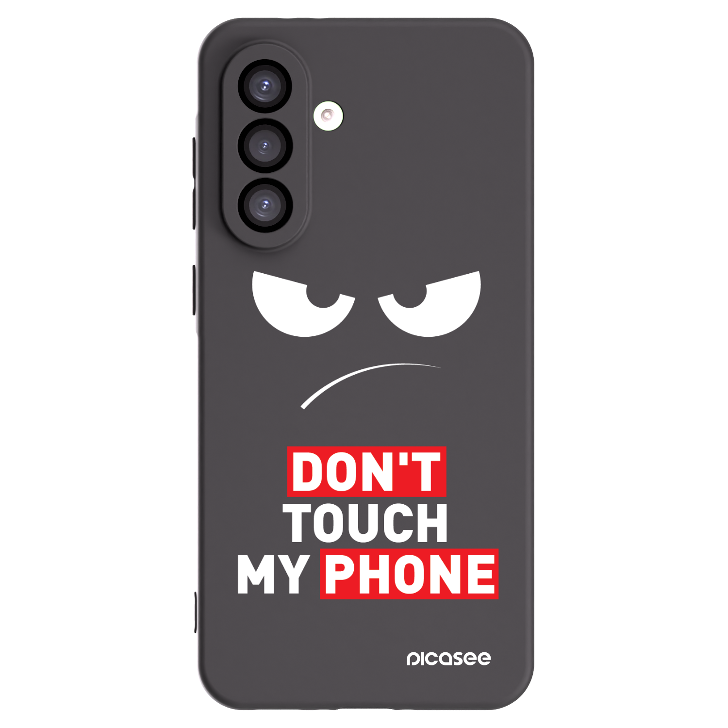 Picasee silikonowe czarne etui na Samsung Galaxy A26 5G A266B - Angry Eyes - Transparent