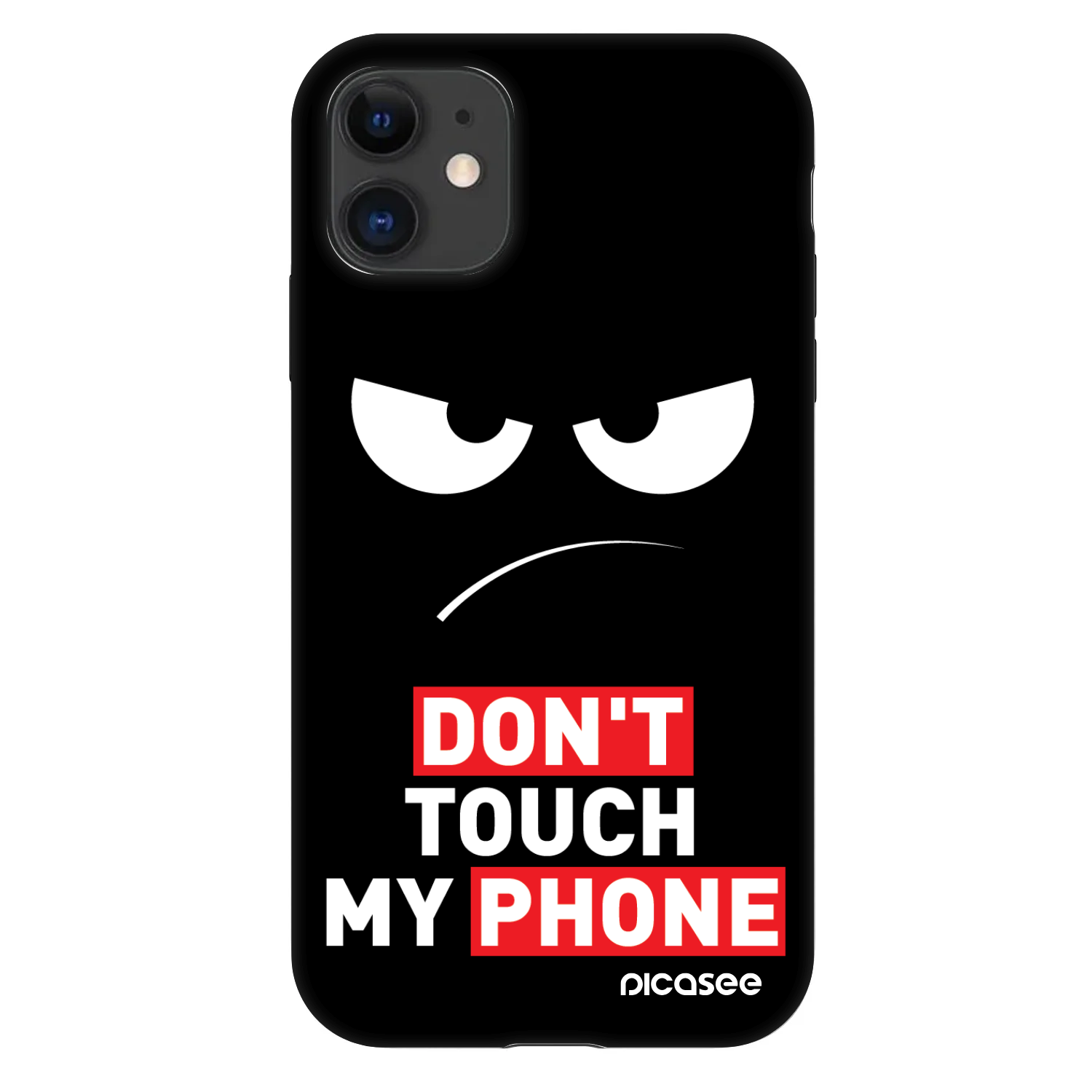 Picasee Fashion Case na Apple iPhone 11 - Angry Eyes - Transparent
