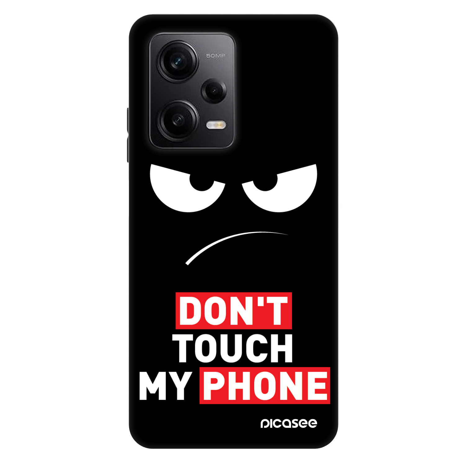 Picasee Fashion Case na Xiaomi Redmi Note 12 Pro+ 5G - Angry Eyes - Transparent