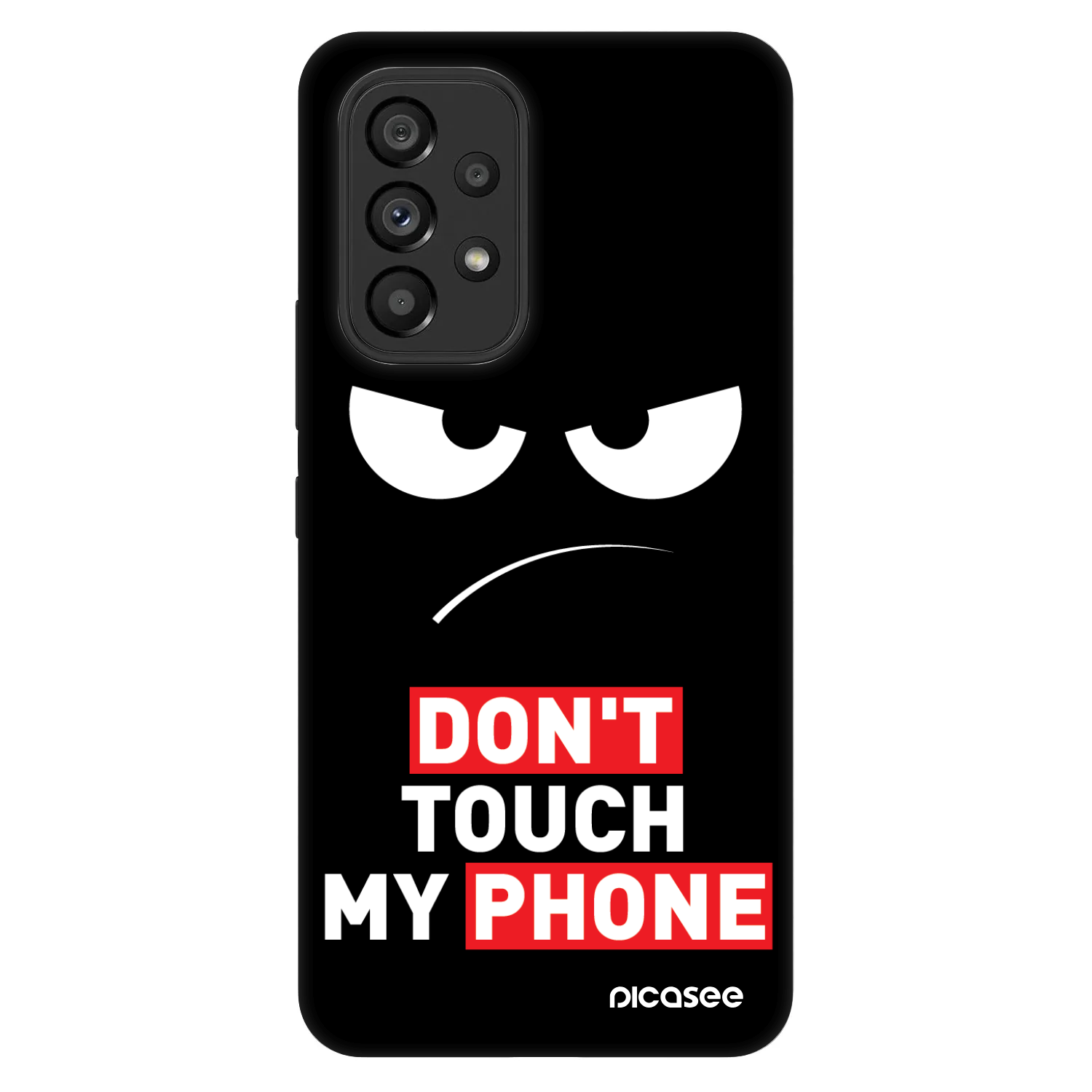 Picasee Fashion Case na Samsung Galaxy A53 5G A536 - Angry Eyes - Transparent