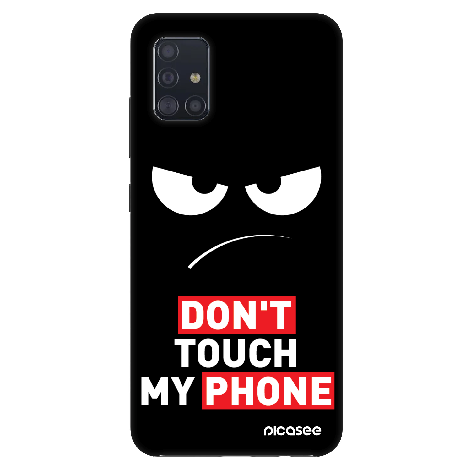 Picasee Fashion Case na Samsung Galaxy A51 A515F - Angry Eyes - Transparent