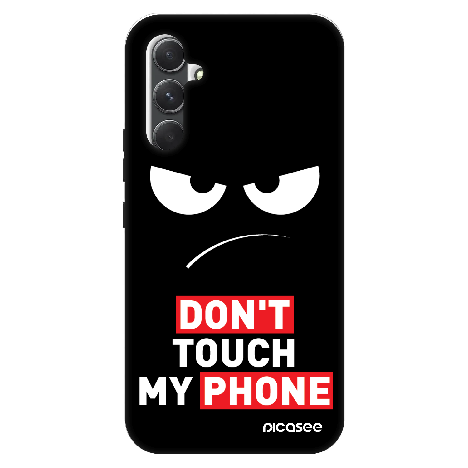 Picasee Fashion Case na Samsung Galaxy A34 5G A346B - Angry Eyes - Transparent