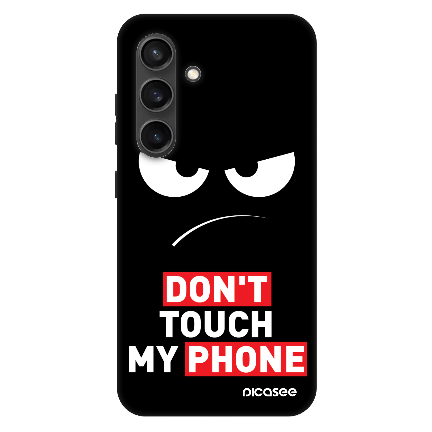 Picasee Fashion Case PowerShare pro Samsung Galaxy S24 S921B 5G - Angry Eyes - Transparent