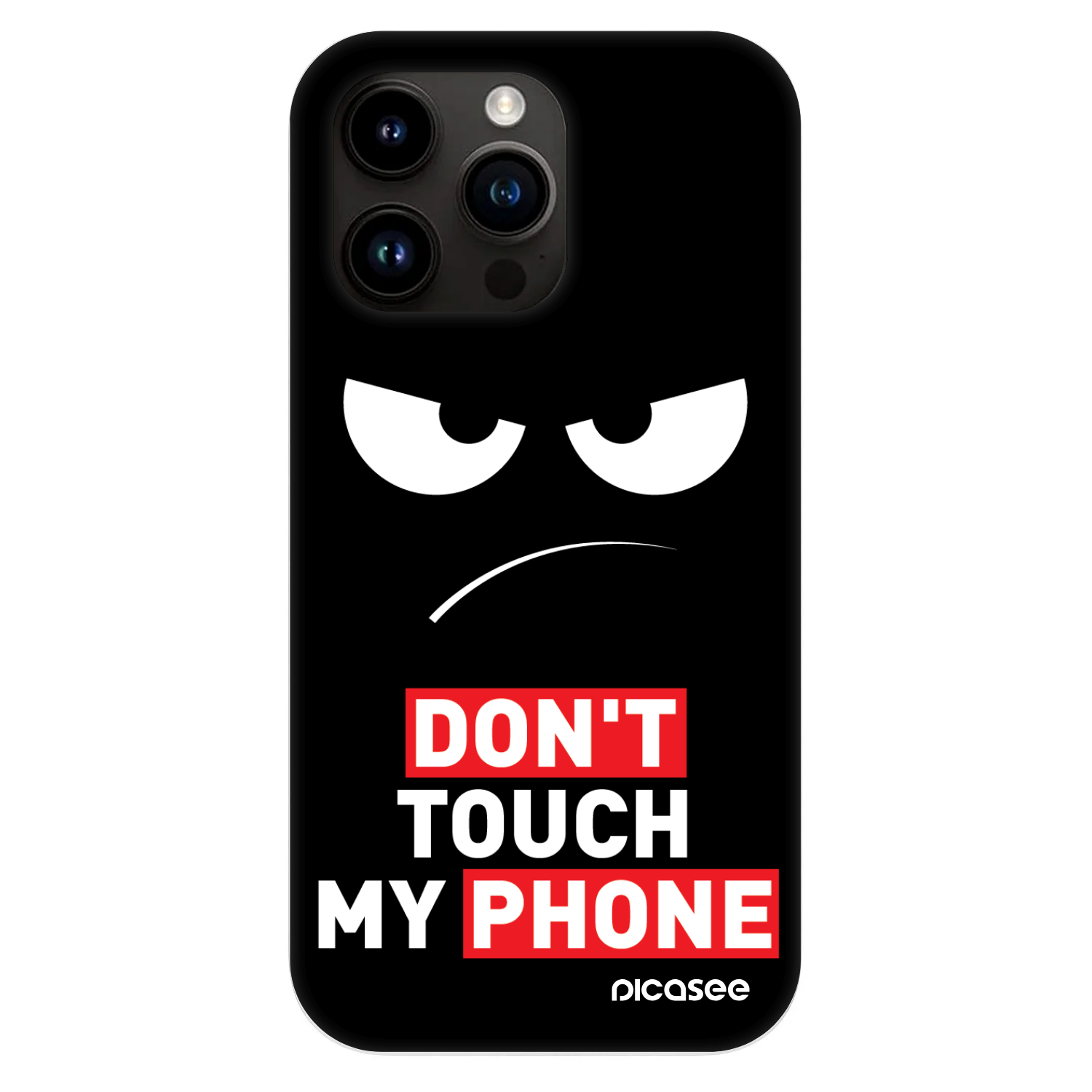 Picasee Fashion Case MagSafe na Apple iPhone 13 Pro - Angry Eyes - Transparent