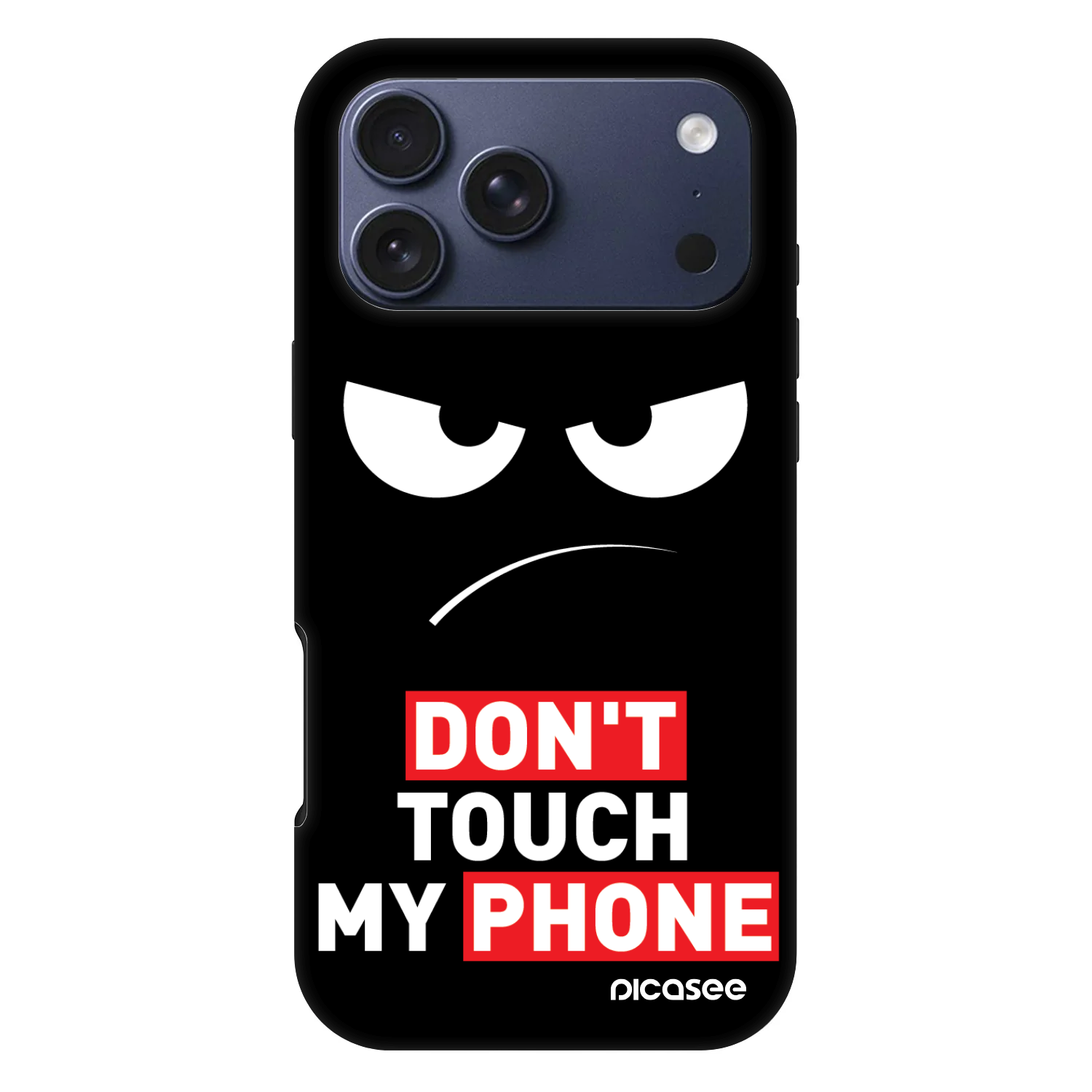 Picasee Fashion Case MagSafe na Apple iPhone 17 Pro Max - Angry Eyes - Transparent