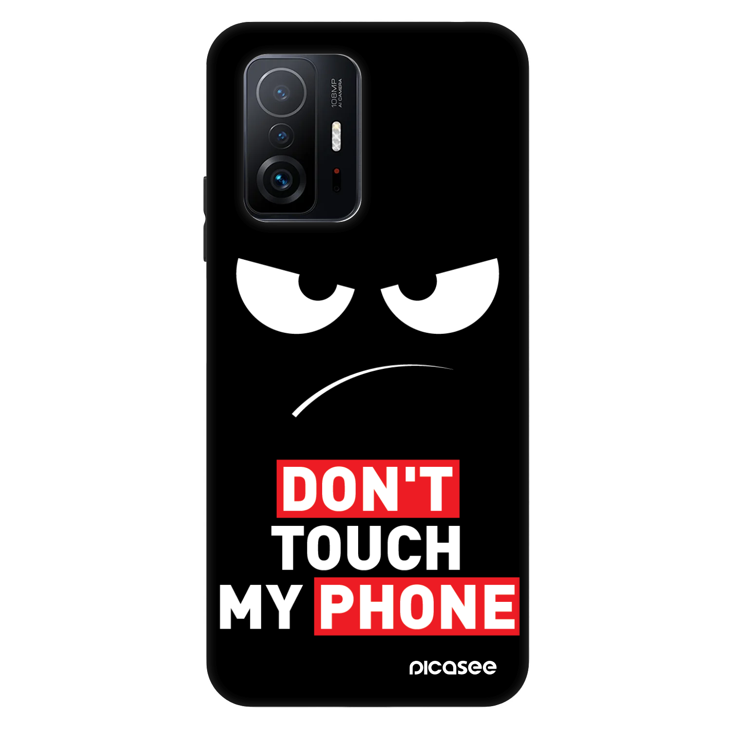 Picasee Fashion Case na Xiaomi 11T - Angry Eyes - Transparent