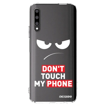 Picasee silikonowe przeźroczyste etui na Honor 9X Pro - Angry Eyes - Transparent