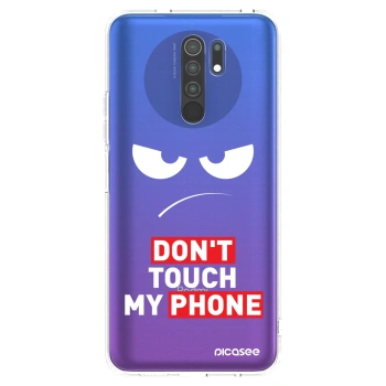 Picasee silikonowe przeźroczyste etui na Xiaomi Redmi 9 - Angry Eyes - Transparent