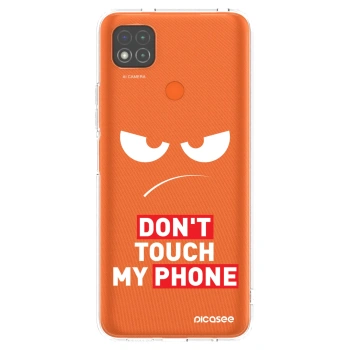 Picasee silikonowe przeźroczyste etui na Xiaomi Redmi 9C - Angry Eyes - Transparent
