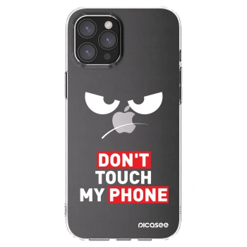 Picasee silikonowe przeźroczyste etui na Apple iPhone 12 Pro Max - Angry Eyes - Transparent