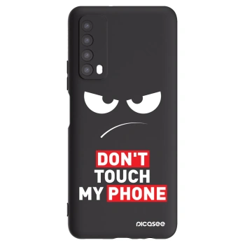 Picasee silikonowe czarne etui na Huawei P Smart 2021 - Angry Eyes - Transparent