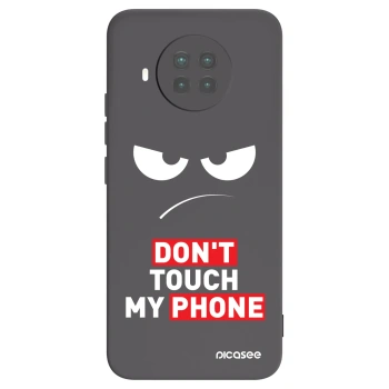 Picasee silikonowe czarne etui na Xiaomi Mi 10T Lite - Angry Eyes - Transparent