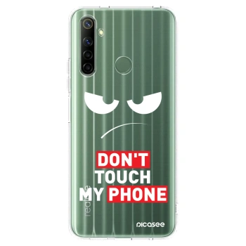 Picasee silikonowe przeźroczyste etui na Realme 6i - Angry Eyes - Transparent