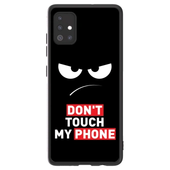 Picasee ULTIMATE CASE na Samsung Galaxy A51 A515F - Angry Eyes - Transparent