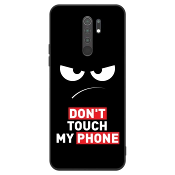 Etui na Xiaomi Redmi 9 - Angry Eyes - Transparent