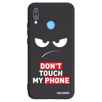 Picasee silikonowe czarne etui na Huawei P20 Lite - Angry Eyes - Transparent