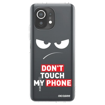 Picasee silikonowe przeźroczyste etui na Xiaomi Mi 11 - Angry Eyes - Transparent