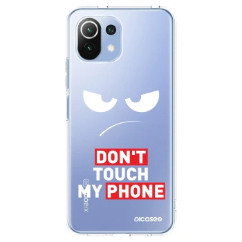 Picasee silikonowe przeźroczyste etui na Xiaomi Mi 11 Lite - Angry Eyes - Transparent