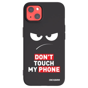 Picasee silikonowe czarne etui na Apple iPhone 13 - Angry Eyes - Transparent