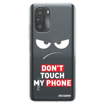 Picasee silikonowe przeźroczyste etui na Xiaomi Poco F3 - Angry Eyes - Transparent