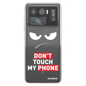 Picasee silikonowe przeźroczyste etui na Xiaomi Mi 11 Ultra - Angry Eyes - Transparent