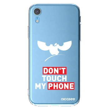 Picasee silikonowe przeźroczyste etui na Apple iPhone XR - Angry Eyes - Transparent