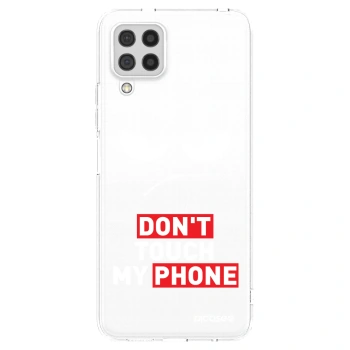 Picasee silikonowe przeźroczyste etui na Samsung Galaxy A22 A225F 4G - Angry Eyes - Transparent
