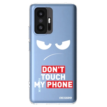 Picasee silikonowe przeźroczyste etui na Xiaomi 11T - Angry Eyes - Transparent