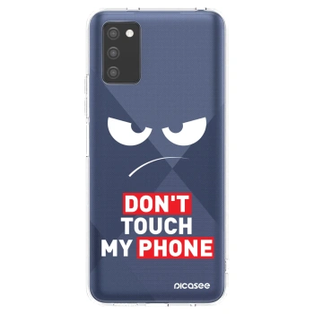 Etui na Samsung Galaxy A03s A037G - Angry Eyes - Transparent
