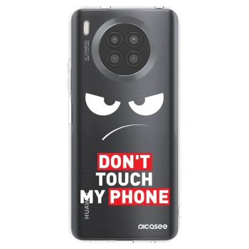 Picasee silikonowe przeźroczyste etui na Huawei Nova 8i - Angry Eyes - Transparent