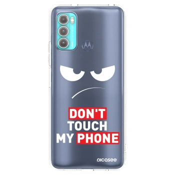 Picasee silikonowe przeźroczyste etui na Motorola Moto G60 - Angry Eyes - Transparent