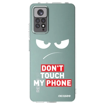Picasee silikonowe przeźroczyste etui na Xiaomi Redmi Note 11S 4G - Angry Eyes - Transparent