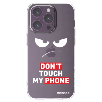 Picasee silikonowe przeźroczyste etui na Apple iPhone 14 Pro - Angry Eyes - Transparent