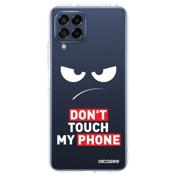 Picasee silikonowe przeźroczyste etui na Samsung Galaxy M53 5G - Angry Eyes - Transparent