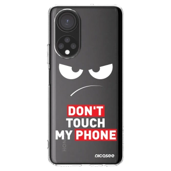 Picasee silikonowe przeźroczyste etui na Honor X7 - Angry Eyes - Transparent