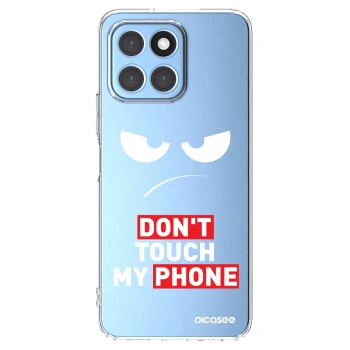 Picasee silikonowe przeźroczyste etui na Honor X6 - Angry Eyes - Transparent