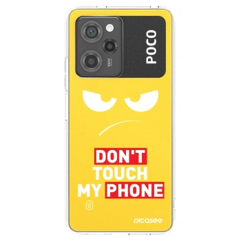 Picasee silikonowe przeźroczyste etui na Xiaomi Poco X5 Pro - Angry Eyes - Transparent