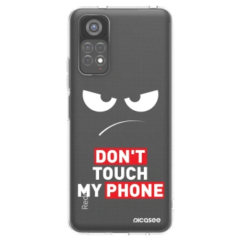 Picasee silikonowe przeźroczyste etui na Xiaomi Redmi Note 11S 5G - Angry Eyes - Transparent