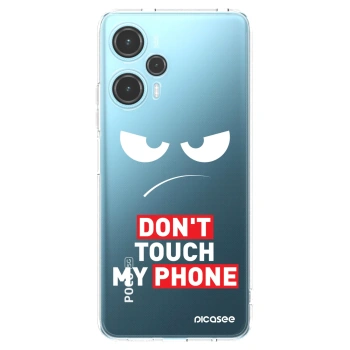 Picasee silikonowe przeźroczyste etui na Xiaomi Poco F5 - Angry Eyes - Transparent
