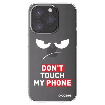 Picasee silikonowe przeźroczyste etui na Apple iPhone 15 Pro - Angry Eyes - Transparent