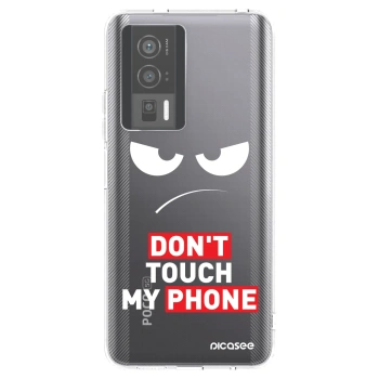 Picasee silikonowe przeźroczyste etui na Xiaomi Poco F5 Pro 5G - Angry Eyes - Transparent