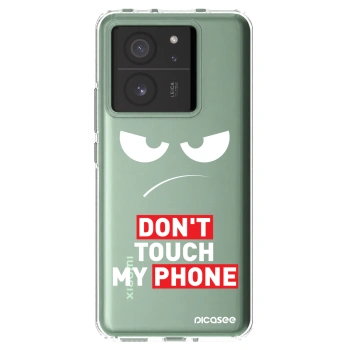Picasee silikonowe przeźroczyste etui na Xiaomi 13T - Angry Eyes - Transparent