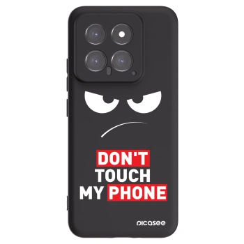 Picasee silikonowe czarne etui na Xiaomi 14 - Angry Eyes - Transparent