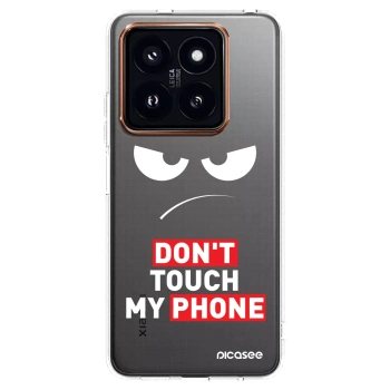 Picasee silikonowe przeźroczyste etui na Xiaomi 14 Pro - Angry Eyes - Transparent