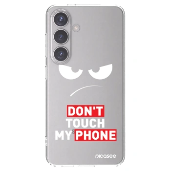 Picasee silikonowe przeźroczyste etui na Samsung Galaxy S24 S921B 5G - Angry Eyes - Transparent
