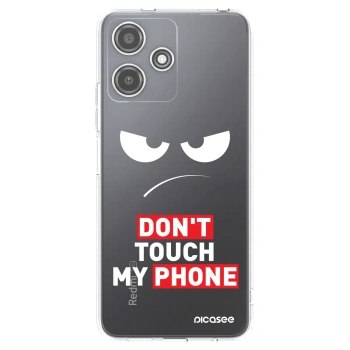 Picasee silikonowe przeźroczyste etui na Xiaomi Redmi 12 5G - Angry Eyes - Transparent
