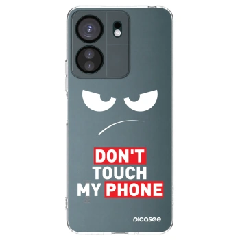 Picasee silikonowe przeźroczyste etui na Xiaomi Redmi 13C 4G - Angry Eyes - Transparent