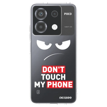 Picasee silikonowe przeźroczyste etui na Xiaomi Poco X6 - Angry Eyes - Transparent