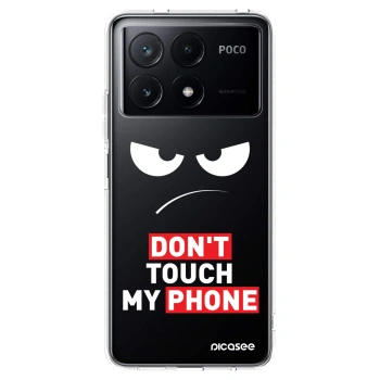 Picasee silikonowe przeźroczyste etui na Xiaomi Poco X6 Pro - Angry Eyes - Transparent