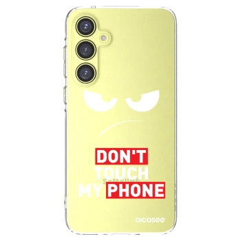 Picasee silikonowe przeźroczyste etui na Samsung Galaxy A35 5G A356B - Angry Eyes - Transparent